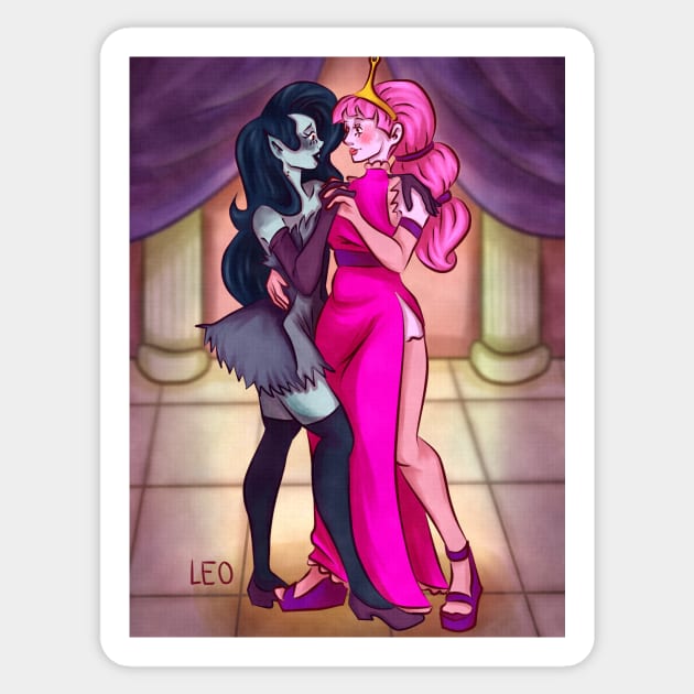 PB and Marcy Share a Dance Sticker by buggedjuice